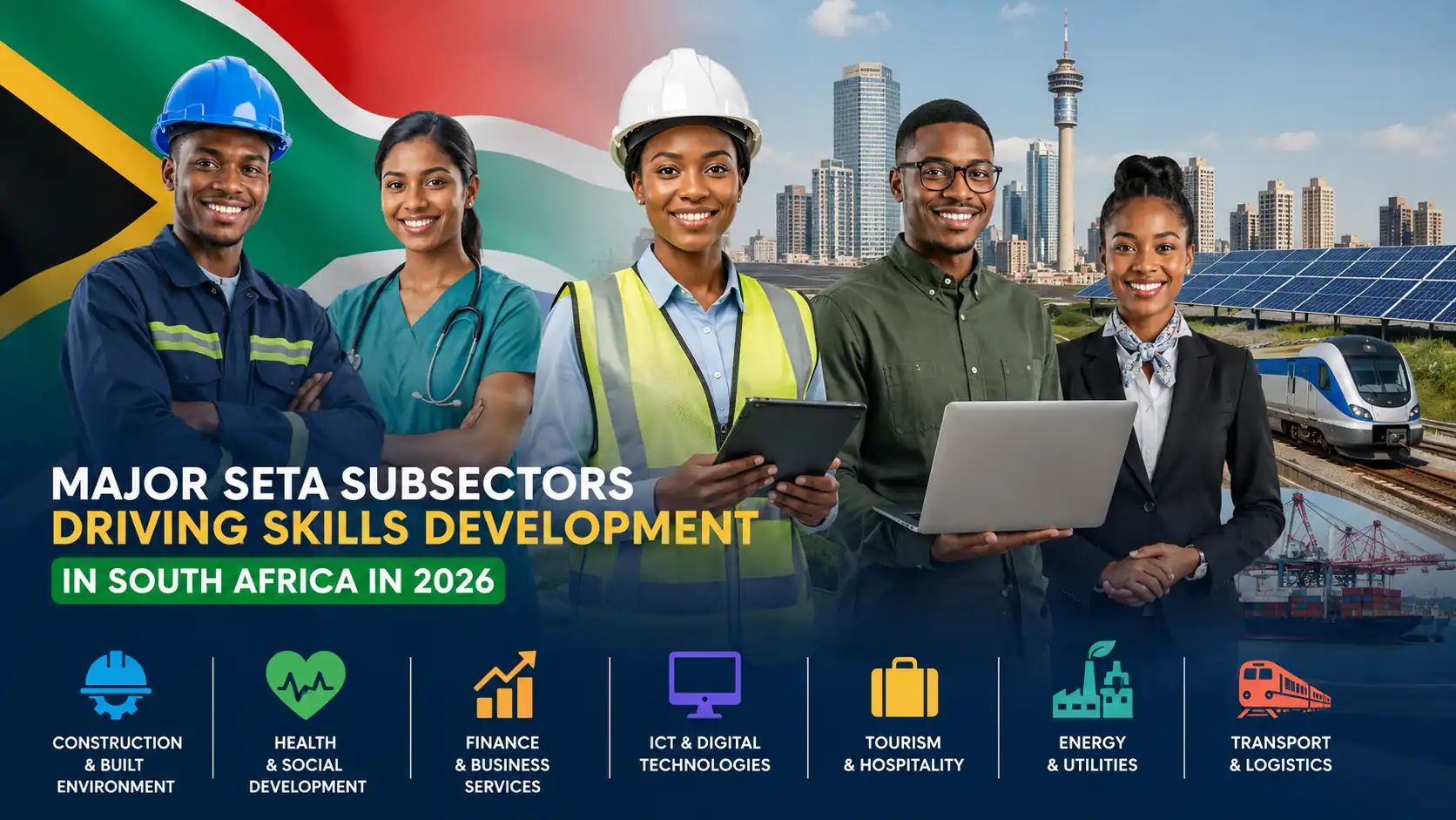 major SETA subsectors driving skills development in South Africa in 2026