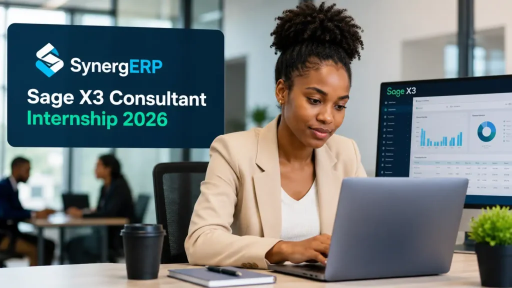 the SynergERP Sage X3 Consultant Internship